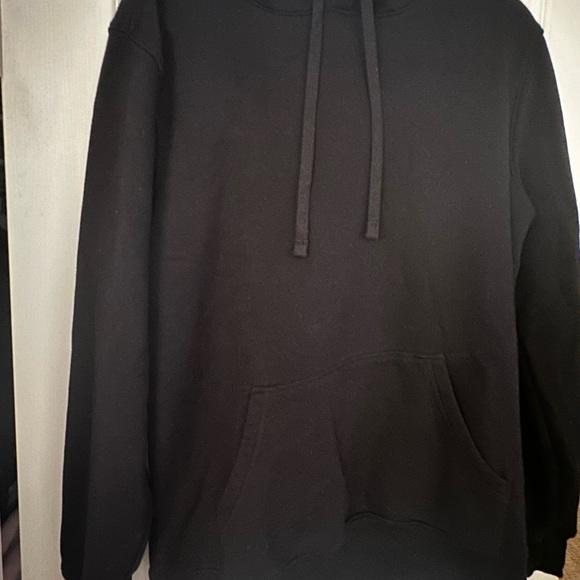 Men's Fleece Hoodie - Goodfellow &
Co™ Black M - Picture 3 of 6